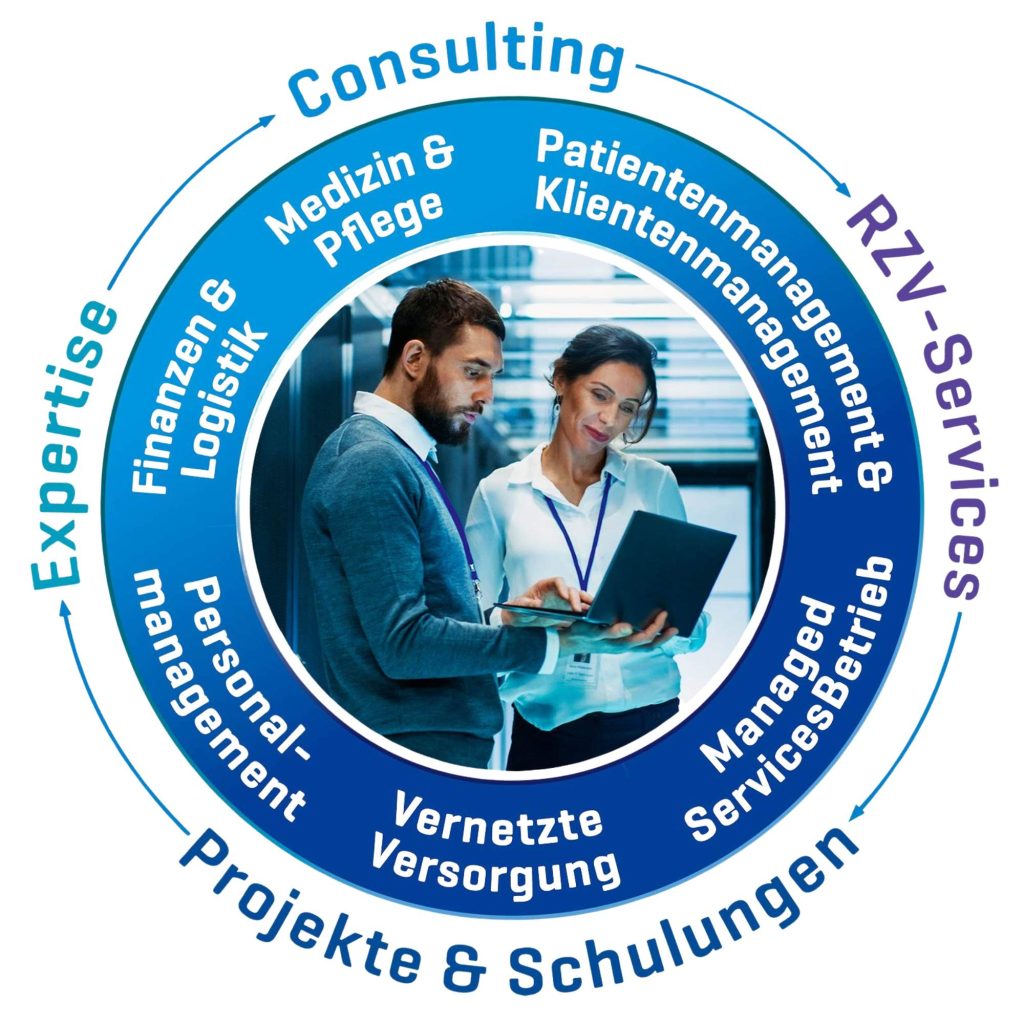 Grafische Darstellung des Portfolio von RZV